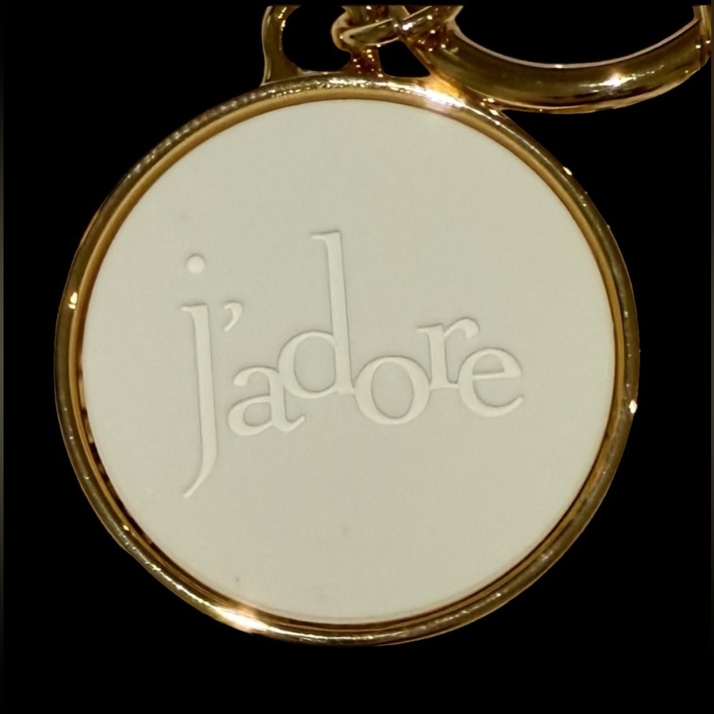 NEW in Box Dior J'adore Gold Keychain/Bag Chain with Dior Engraved Lobster Clasp - Picture 4 of 10